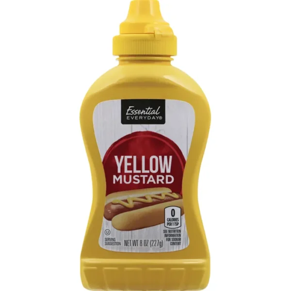 ESSENTIAL EVERYDAY YELLOW MUSTARD 12X8 OZ