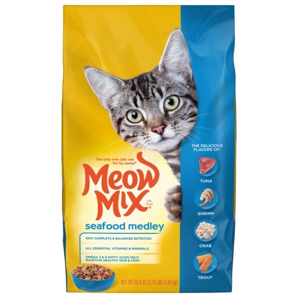 MEOW MIX SEAFOOD 4X3.5 LB